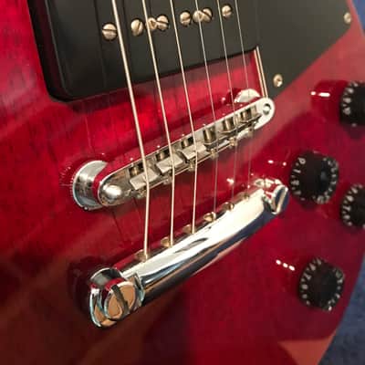 Hohner 1995 L60 (Les Paul Special) Wine Red Stain image 17