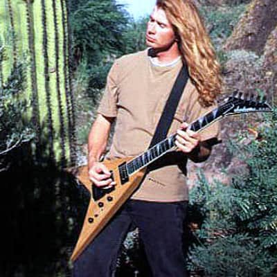 Jackson KV1 Dave Mustaine Korina 90s Megadeth Natural King V image 2