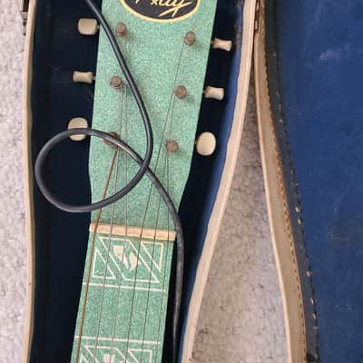 Kay Lap steel guitar 1950s or 60s - Surf green image 3