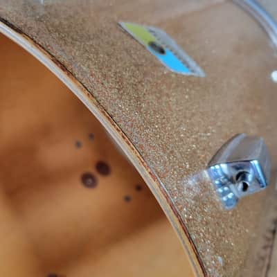 Ludwig Pro Beat Floor Tom 16" x 16" 1976 - Champagne Sparkle image 17