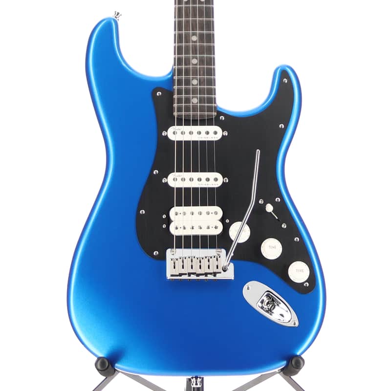 Fender American Ultra II Stratocaster® HSS, Ebony Fingerboard, Noble Blue (B1) (22792) image 1