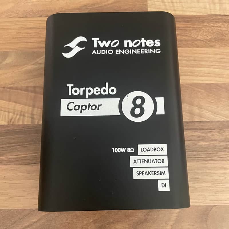 Two Notes Torpedo Captor Loadbox/Attenuator/DI - 8 Ohm 2010s - Black image 1