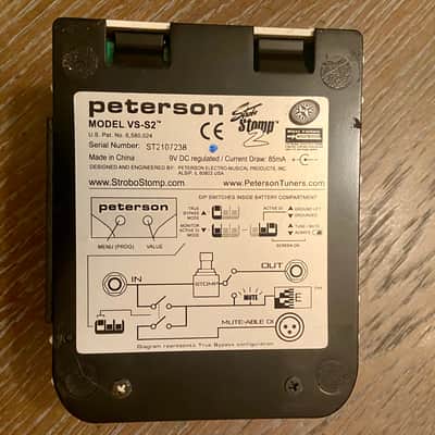 Peterson VS-S2 StroboStomp 2 Strobe Pedal Tuner image 2