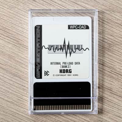 Korg Wavestation WPC-OAD ROM card Internal Pre-load data Bank 3