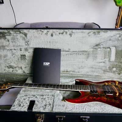 ESP Original Series Horizon NT CTM - Fireopal with Red Pearl Black image 14