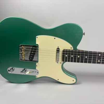 Brown Bear Guitars Featherweight Tele Inverness green metallic image 1