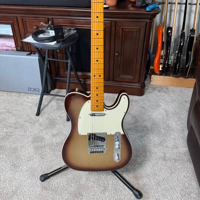 Fender American Ultra Telecaster with Maple Fretboard 2019 - Present - Mocha Burst image 7