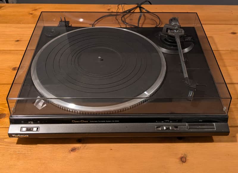 Technics SL-DD22 Vintage Direct-Drive Turntable (1980s, Made in Japan) - w' Audio-Technica Cartridge (Tested & Operational) image 1