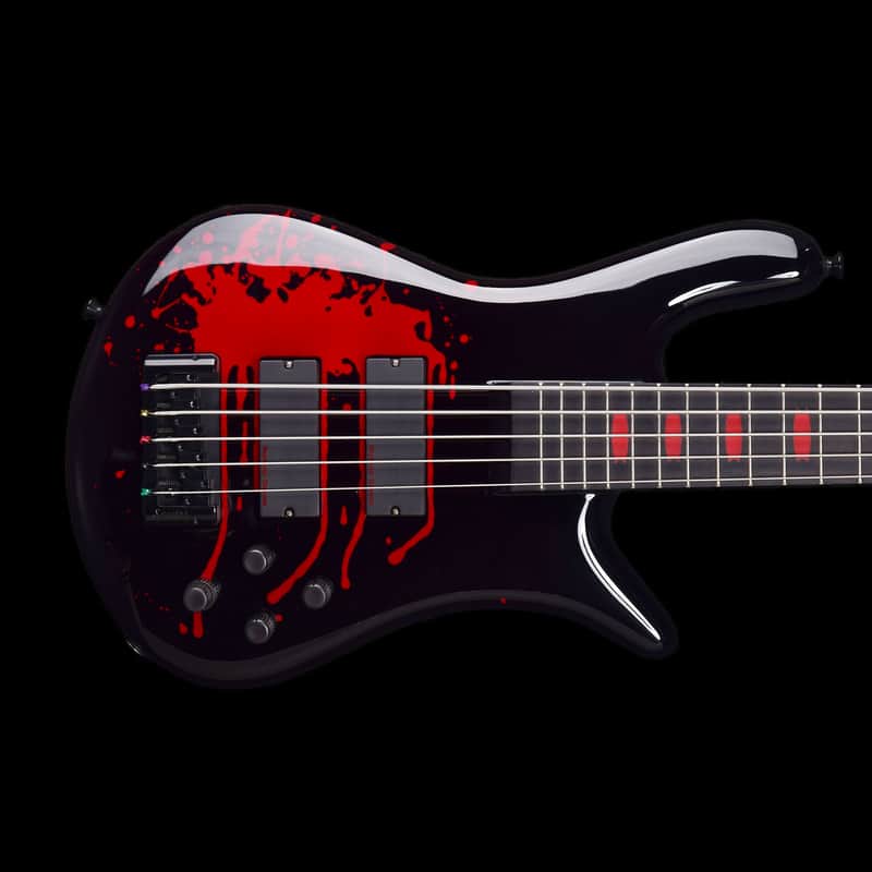 2010s Spector Alex Webster Signature Euro 5 LX Blood Red Drip