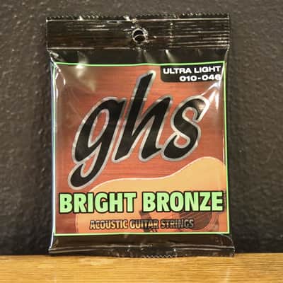 GHS BB40M Bright Bronze 80/20 Medium Acoustic Guitar Strings 13-56