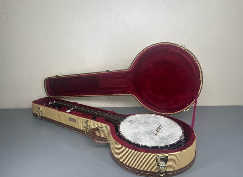Handcrafted Open-Back Banjo with Hard-Shell Case image 1