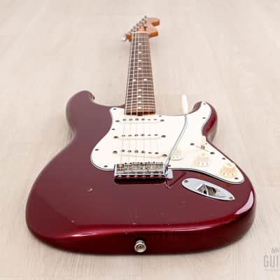 1987 Fender American Vintage '62 Stratocaster Candy Apple Red, 100% Original w/ Case, Corona image 11