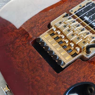 1994 Ibanez Japan S540BM S Series HSH Superstrat (Antique Violin - Burled Maple) image 6