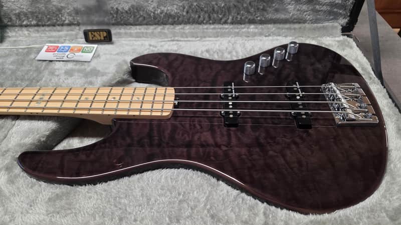 ESP J4 QM Bass BRAND NEW J-FOUR Jazz Bass MIJ E-II Standard Series Ash Body with Americam USA Seymour Duncan Pickups - Fender killer from Japan! image 1