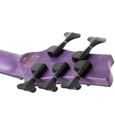 Schecter C-5 GT Bass LH Satin Trans Purple image 13