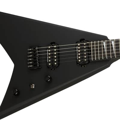 Jackson American Series Rhoads RR24 HT Ebony FB Satin Black with Case image 4