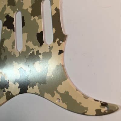 NOS Stratocaster Style Pickguard - Camouflage image 2