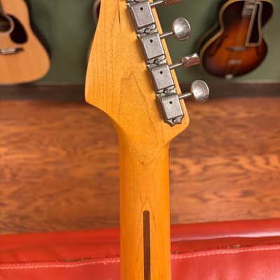 2008 Fender Custom Shop David Gilmour Stratocaster Relic Black over 3-Color Sunburst image 19