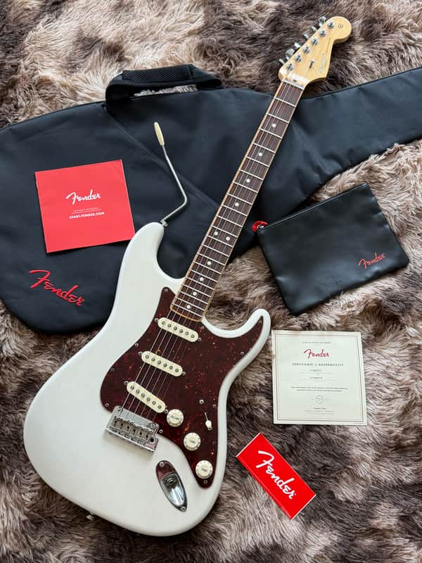 2018 Fender Limited Edition Channel Bound American Professional Ash Stratocaster - White Blonde image 1