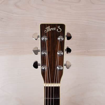 Suzuki Three S W-300 Acoustic Guitar MIJ 1977 Natural D-35 Style Vintage Japan w/ Hard Case image 23