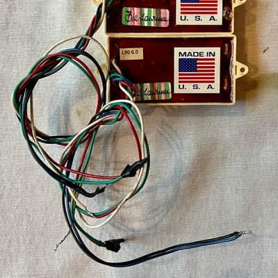 Wilde L90 humbucker pickup set Cream used image 3