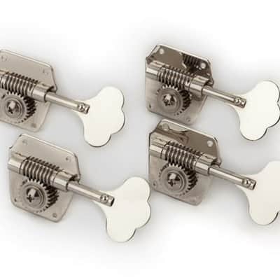 Fender Vintage Nickel Reverse Bass Tuners set of 4  0078834049 image 5