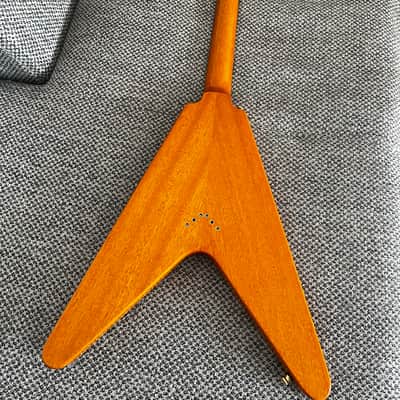 Epiphone Joe Bonamassa Signature '58 "Amos" Korina Flying V 2018 - 2019 - Korina image 2