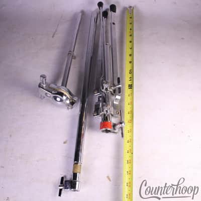 Slingerland Double Tom Drum Stand Mounts Holder Chrome Set-O-Matic Vintage70s#73 image 6