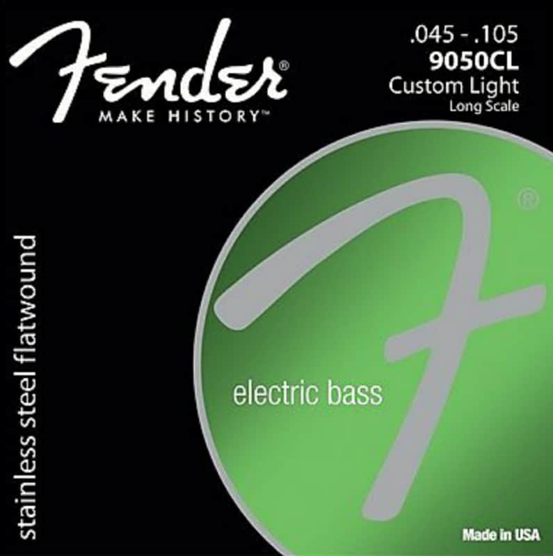 Fender Fender 9050CL Stainless Steel Flatwound Bass Strings - Standard / Long Scale image 1