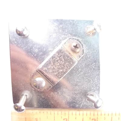Rogers Diamond Ride Tom Shell/Bass Drum Rail Mount Chrome Bracket Vintage 60s US image 2