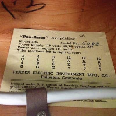 Fender Wide-Panel Pro-Amp Tweed Combo Amp 1954 image 18