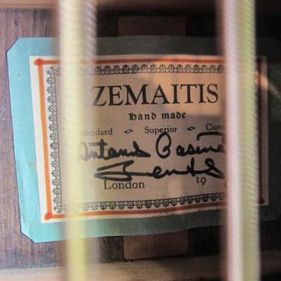 Zemaitis Acoustic - Very rare 1960's Cutaway - Super Rare! image 7