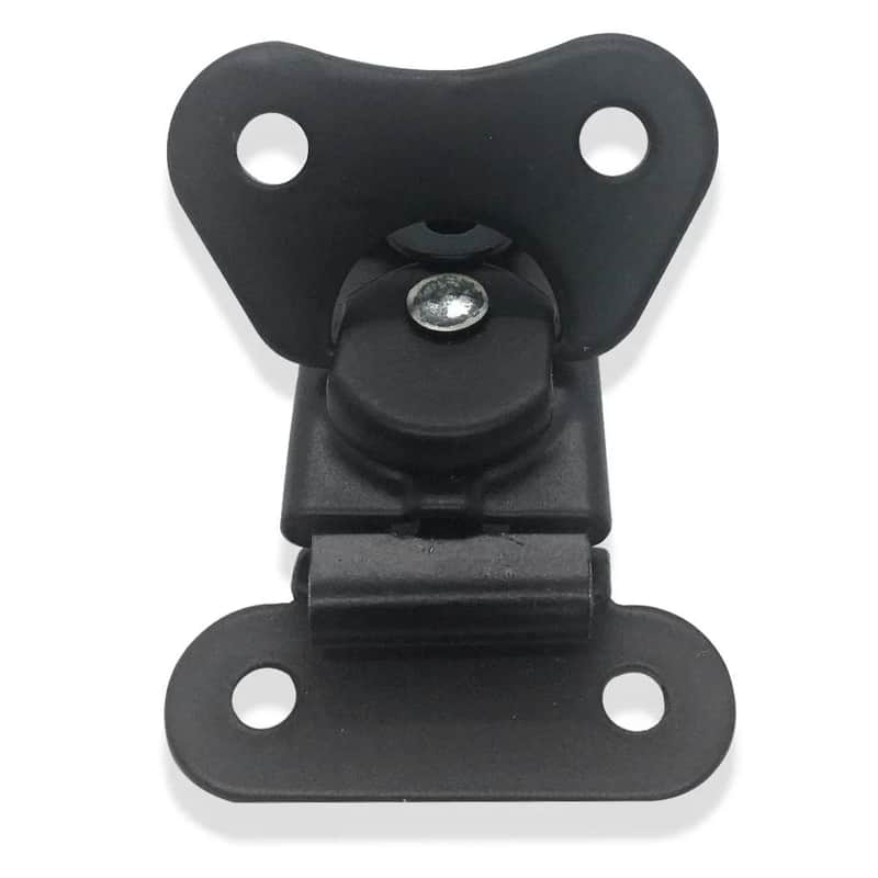 Black Surface Mount Butterfly Latch with Keeper for Pro Audio DJ Chest Trunk image 1