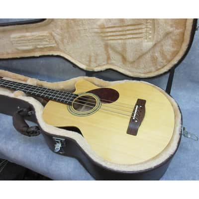 Greg Bennett Design by Samick Samick AB-2 Acoustic 4-string Bass - w/case – Natural Finish image 9