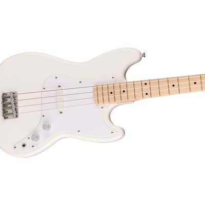 Squier Sonic Bronco Bass - Arctic White w/ Maple Fingerboard image 5
