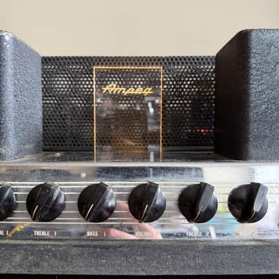 1961 Ampeg B-15N Portaflex Blue Check All Tube Bass Amp - ALL ORIGINAL, JUST SERVICED. image 7