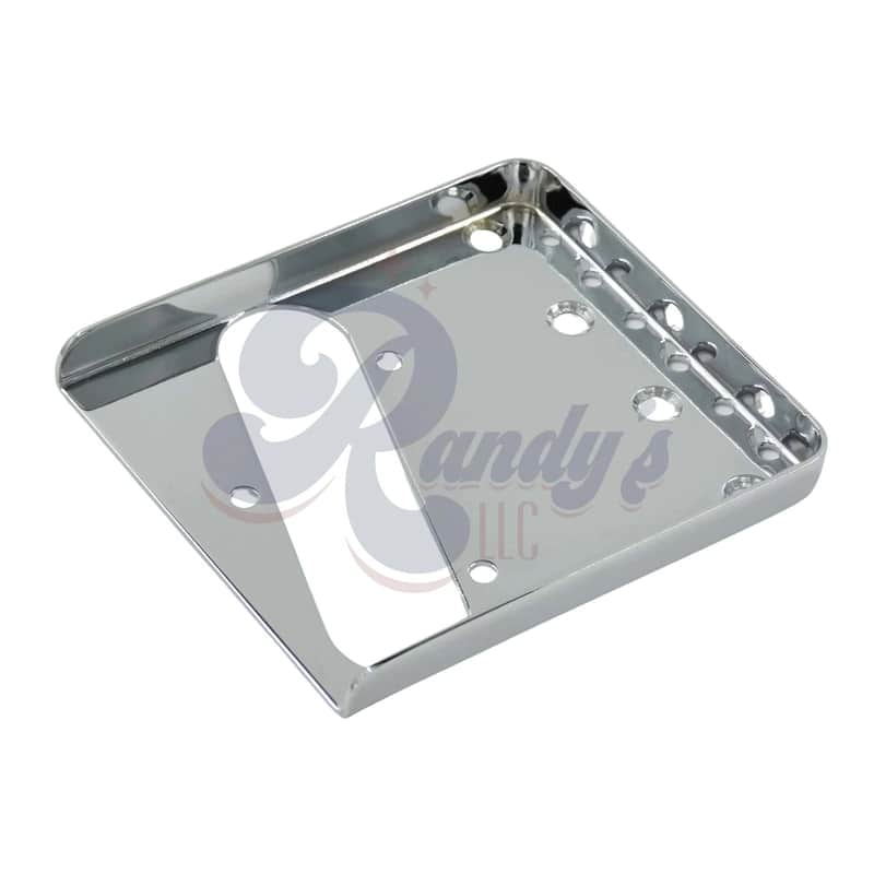 Advanced Plating 1288C (Vintage Series) Full Wall Telecaster® Bridge Plate - Fits Fender® Tele® CLOSEOUT-Chrome image 1