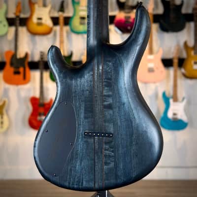 Mayones Custom Shop Regius 7 String - Blue Spirit Gloss - 4A Curly Poplar Top image 2