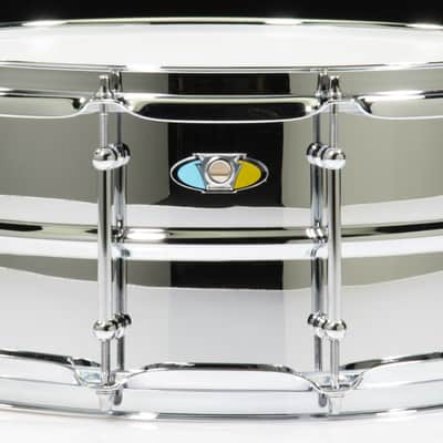 Ludwig 6.5x14 Supralite Steel Shell Snare Drum image 1