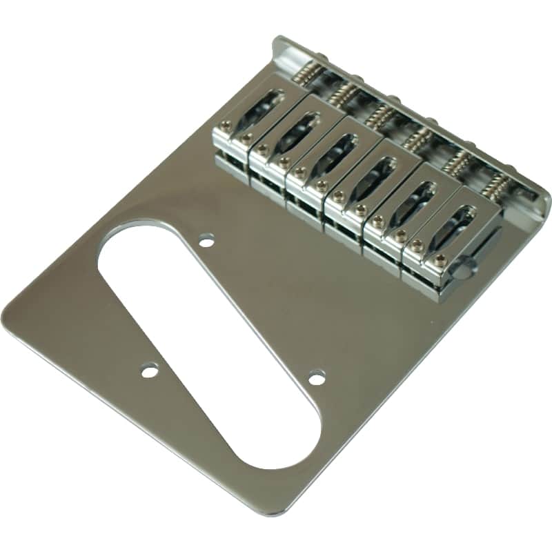 Bridge - Fender®, Standard Tele Bridge Assembly, Chrome image 1