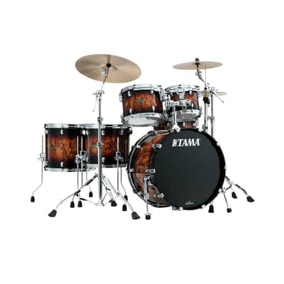 Tama Starclassic Walnut/Birch 5-Piece Shell Pack w/22" Kick - Molten Brown Burst image 1