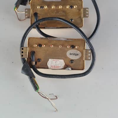 1990's Schaller Humbucker Pickup Set - Neck 7.58k Bridge 8.19k image 2