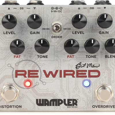 Wampler ReWired Brent Mason Signature Overdrive and Distortion Pedal image 1