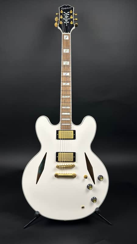 Epiphone Emily Wolfe Sheraton - Aged Bone White w/case image 1