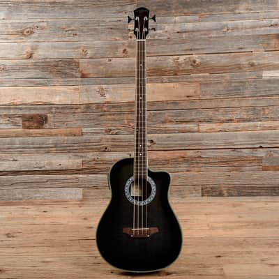 Carlo Robelli CRB40B Acoustic Bass Transparent Black image 4