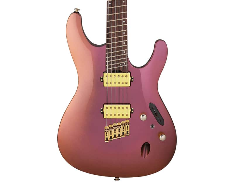 Used Ibanez SML721RGC S Axe Design Lab MS Guitar - Rose Gold Chameleon image 1