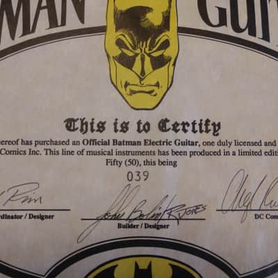 Bolin Batman 50th Anniversary Electric Guitar 1989 image 2