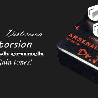 Joyo Dr J D51 Arsenal Distortion Classic,British,Modern High Gain Tones Effect Stomp Pedal image 3
