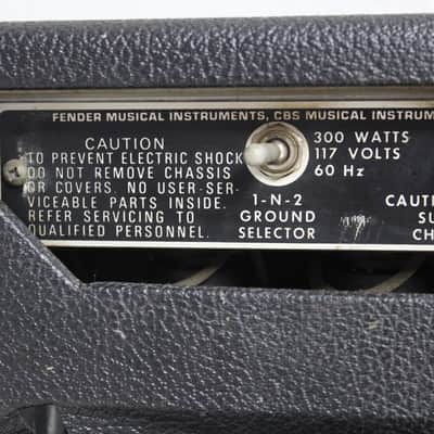 Fender Bassman 100 2-Channel 100-Watt Guitar Amp Head 1970s - Silverface image 17