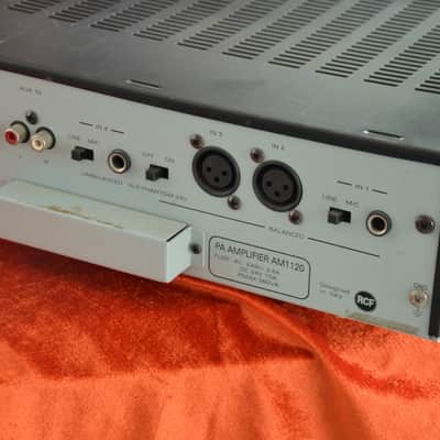 RCF AM1120 rare PA Amplifier - power supply included image 5